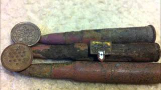 Metal Detected finds From WW2 American army Camp cable