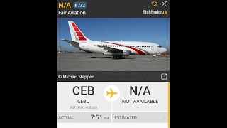 Rare catch on Flightradar24