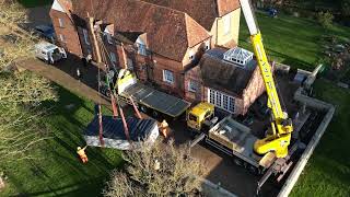 Watch as Sir Captain Tom Moore Foundation pool is finally removed.