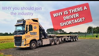 HGV Driver Shortage? WHY Join The Industry? HGV Wages #drivershortage #hgvwages  Driver Shortage uk