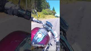 Cornering on the M109r. Back roads of Taranaki North Island of New Zealand. Insta360 x3 4k