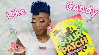 IT'S BACK! | Like Candy: Sour Patch Watermelon Inspired Makeup Look!