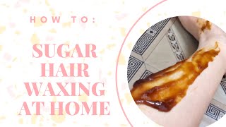 HOW TO: WAX LIKE A PRO | SUGAR HAIR WAXING AT HOME DEMO (#HARDWAX #HAIRREMOVAL #HOWTOWAX)