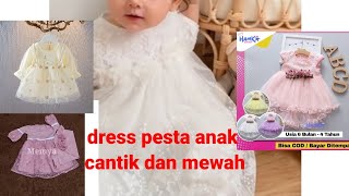 Rekomendasi 5 gamis dan dress anak brokat terbaru di shopee