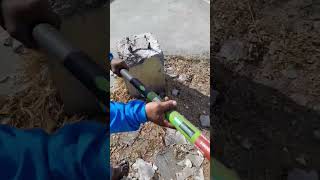 How to break Concrete #ytshort #shorts #maso #craft