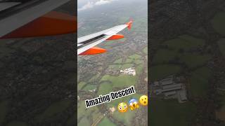 Amazing plane descent #travel #fun #trending #short #trendingshorts #shortvideo #viralvideo