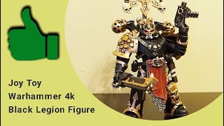 Joy Toy Warhammer 40,000 Chaos SPace Marines Black Legion Figure Review