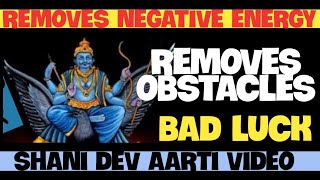 Removes obstacles Negative energy Shani Dev Aarti Shanisignapur