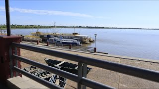 Así RUGE el RÍO PARAGUAY al PASAR UN BARCO GRANDE. PUERTO FORMOSA