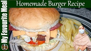 How To Make Chicken Burger Recipe by My Favourite Meal MFM