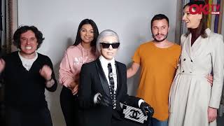 Adelina Pestrițu, transformată în Karl Lagerfeld