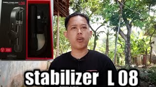 REVIEW JUJUR  GIMBAL STABILIZER L08 ,KORBAN IKLAN