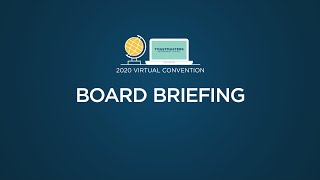 2020 Toastmasters International Board of Directors Briefing