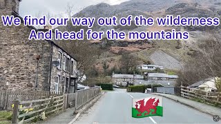 Little villages and The Berwyn Mountains as we head towards Bala for a spot of lunch