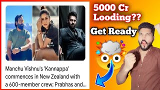 Prabhas New Project 😱 | Manchu Vishnu's " Kannappa" | Prabhas | Nayanthara