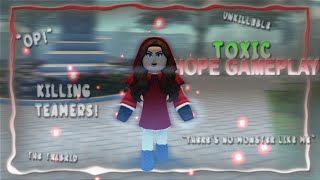 HOPE TOXIC GAMEPLAY 🩸 | TVL2 ROBLOX