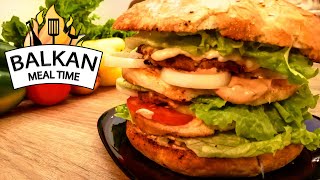 Recept Za Najbolji Hamburger Best Hamburger Recipe   - Balkan Meal Time