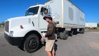 Alley Dock practice with students at truck driving school. #1