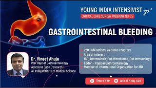 UPPER GI BLEEDING  UGIB : PROF VINEET AHUJA (AIIMS)