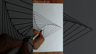 OP Art Drawing - Geometric Design Drawing #geometric #design #drawing #geometricaldesign