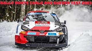 Rally Sweden and Monte Carlo Test 2023 | Kalle Rovanpera | Esapekka Lappi | Erik Cais | PURE SOUND