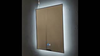 Economic series low cost Frame LED mirror rectangular shape--By Innova model IN-F100