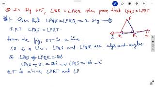 #CBSE9TH MATHS#LINES AND ANGLES#EXERCISE-6.1-3 Problem#solution on adjacent angles -class2