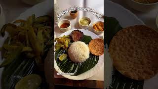 Authentic Bengali Veg Thaali #food #shorts