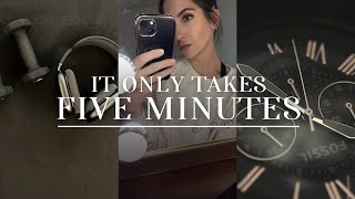 CHANGE YOUR LIFE IN 5 MINUTES | how to quickly & radically transform into a better you