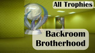 Backrooms Brotherhood | Full Playthrough + Platinum Trophy Run | Glitches Galore!