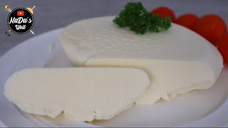 Hausgemachter Käse / Selbst gemachter Käse mit nur 3 Zutaten / NaDas Welt Rezepte