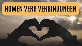 Almanca Nomen Verb Verbindungen | Deutsch Cafe