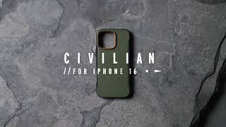 UAG CIVILIAN IPHONE 16: explore the series!