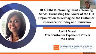 Winning Hearts & Minds: Aarthi Murali at the Frost & Sullivan Customer Experience Virtual Conference