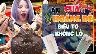 Lần Đầu Ăn CUA HOÀNG ĐẾ 6 TRIỆU Siêu To Khổng Lồ || MỸ PHẨM HQ WANNA ONE