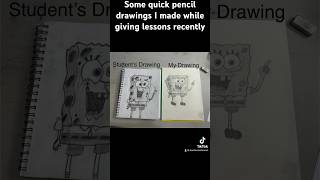 Pencil Drawings I recently made while giving lessons