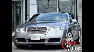 2008 Bentley Continental GT 6.0L W12 552 HP For Sale Walk-Around Quick Tour at Carmel Motors Indy