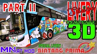 Share Livery Bintang Prima Mod Jetliner Mn Art Template 3D Vector Livery