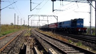 Beautiful Weather , Chirping Birds and A Roaring Alco with 11025 BSL - Pune Exp at Vasind