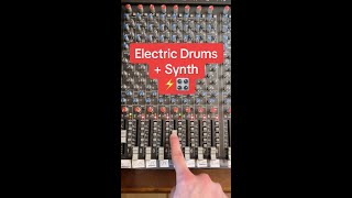 Electric Drums Mix & Synth ⚡️🎛️ #shorts