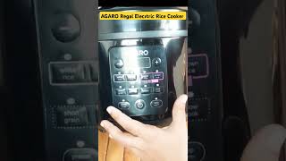 AGARO Regal Electric Rice Cooker Review | #shortvideo