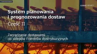 System planowania i prognozowania dostaw - część 2