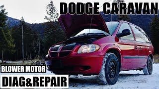 DODGE CARAVAN (2001-2007) BLOWER MOTOR NOT WORKING | MONEY SAVER DIAG & REPAIR