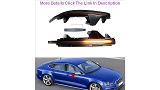 Dynamic Blinker Car LED Turn Signal Indicator Sequential Repeater Mirror Light For Audi A7 S7 RS7