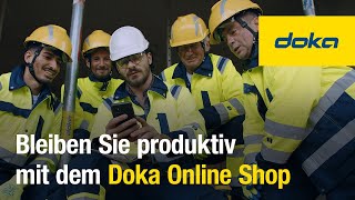 Bleiben Sie produktiv mit dem Doka Online Shop [DE]