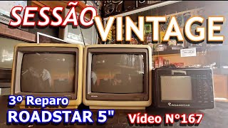 ROADSTAR RS 5000TC - TV CORES PORTÁTIL CRT 5" REPARO - Vídeo  N°167