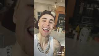 Justin Bieber tik tok on yummy