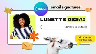 Use Canva to design a quick and easy EMAIL SIGNATURE!