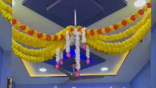 Ethnic home decoration idea💡| how to do home decoration for ethnic function| decoration for pooja...