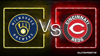 Milwaukee Brewers vs Cincinnati Reds live reaction and play by play commentary